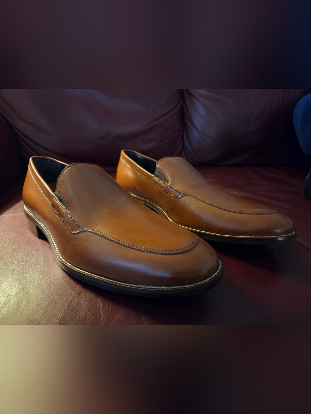 Cole Haan Lenox Hill Venetian Loafer British Tan Leather Mens 10.5M C11626 Shoes
